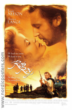 Rob Roy 1995 poster Liam Neeson Jessica Lange John Hurt Michael Caton-Jones