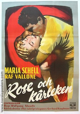 Rose och kärleken 1958 poster Maria Schell Raf Vallone
