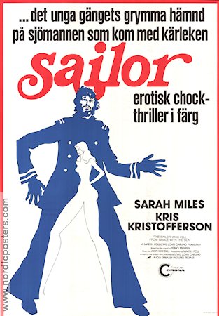 The Sailor Who Fell From Grace 1976 poster Sarah Miles Kris Kristofferson