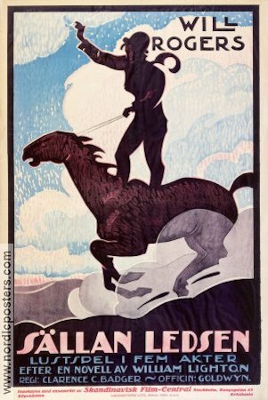 Sällan ledsen 1922 poster Will Rogers