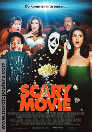 Scary Movie 2000 poster Anna Faris Jon Abrahams Marlon Wayans Keenen Ivory Wayans