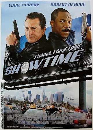 Showtime 2002 poster Robert De Niro Eddie Murphy Rene Russo Tom Dey Poliser