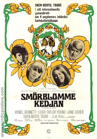 Smörblommekedjan 1970 poster Sven-Bertil Taube Jane Asher
