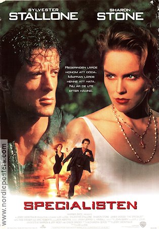Specialisten 1994 poster Sylvester Stallone Sharon Stone James Woods Luis Llosa