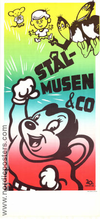 Stålmusen och CO 1966 poster Mighty Mouse Stålmusen Animerat