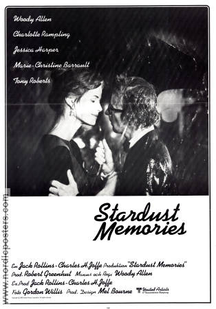 Stardust Memories 1980 poster Charlotte Rampling Jessica Harper Woody Allen