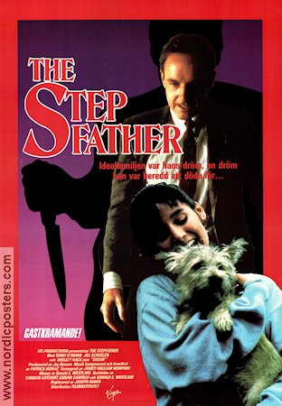 The Stepfather 1987 poster Terry O´Quinn Jill Schoelen Barn