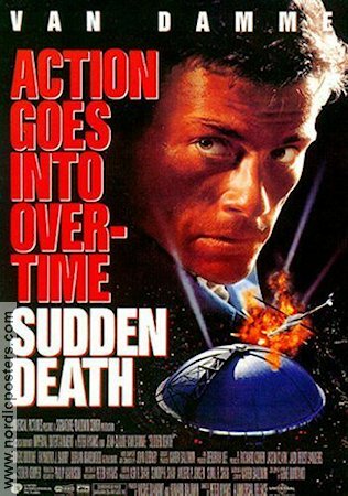Sudden Death 1995 poster Jean-Claude Van Damme Powers Boothe