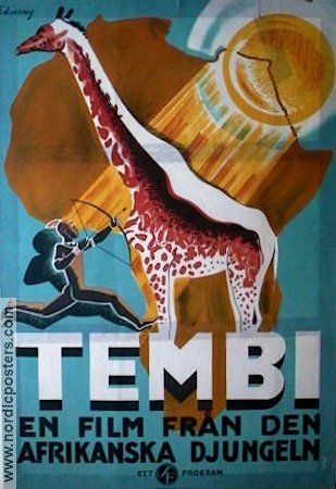 Tembi 1930 poster Cherry Kearton Dokumentärer