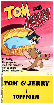 Tom och Jerry 1985 poster Animerat Katter Animerat