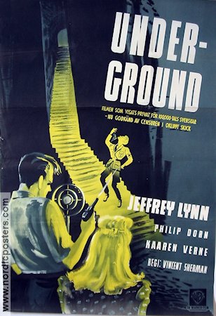 Underground 1945 poster Jeffrey Lynn Hitta mer: Nazi
