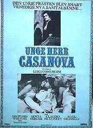 Unge herr Casanova 1978 poster Leonard Whiting