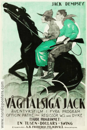 Våghalsiga Jack 1920 poster Jack Dempsey WS Van Dyke