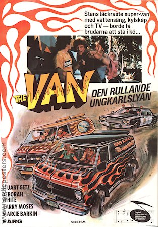 The Van 1977 poster Stuart Goetz Deborah White Danny DeVito Sam Grossman Bilar och racing