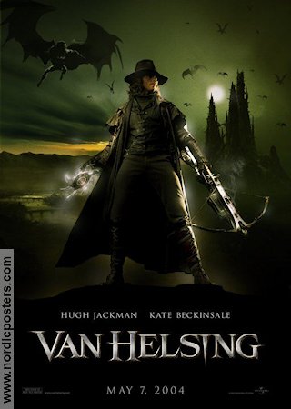 Van Helsing 2004 poster Hugh Jackman Kate Beckinsale Richard Roxburgh Stephen Sommers
