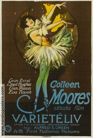 Varietéliv 1925 poster Colleen Moore Leon Errol Alfred E Green
