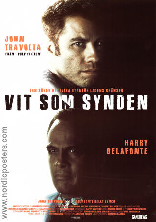 Vit som synden 1995 poster John Travolta Harry Belafonte Desmond Nakano