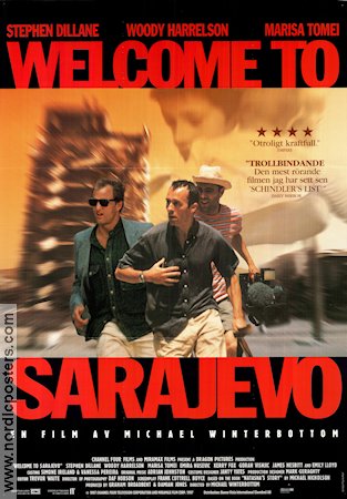 Welcome to Sarajevo 1997 poster Stephen Dillane Woody Harrelson Michael Winterbottom
