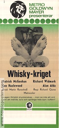 Whisky-kriget 1971 poster Richard Widmark Lee Hazelwood Alan Alda Richard Quine