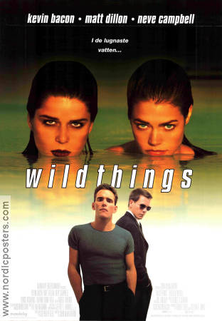 Wild Things 1998 poster Kevin Bacon Matt Dillon Neve Campbell John McNaughton
