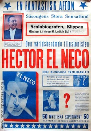 Hector El Neco 1942 affisch Hitta mer: Illusionist