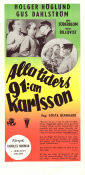 Alla tiders 91:an Karlsson 1953 poster Holger Höglund Gus Dahlström Irene Söderblom Gösta Bernhard Från serier