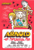 Arnold en fantastisk fan 1973 poster Stella Stevens Roddy McDowall Elsa Lanchester Georg Fenady