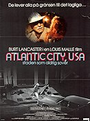 Atlantic City USA 1981 poster Burt Lancaster Susan Sarandon Kate Reid Louis Malle Gambling