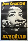 Avslöjad 1952 poster Joan Crawford Jack Palance Gloria Grahame David Miller Film Noir