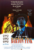 Barton Fink 1991 poster John Turturro John Goodman Judy Davis Joel Ethan Coen Glasögon