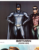 Batman Forever 1995 lobbykort Val Kilmer Jim Carrey Tommy Lee Jones Nicole Kidman Tim Burton Hitta mer: Batman Hitta mer: DC Comics