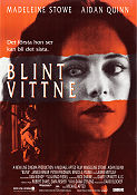 Blint vittne 1993 poster Madeleine Stowe Aidan Quinn Michael Apted