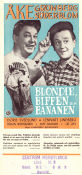 Blondie Biffen och Bananen 1952 poster Åke Söderblom Åke Grönberg Doris Svedlund Lars-Eric Kjellgren Hitta mer: Biffen och Bananen Hästar Från serier