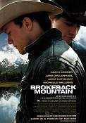 Brokeback Mountain 2005 poster Heath Ledger Jake Gyllenhaal Michelle Williams Ang Lee Berg
