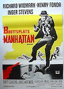 Brottsplats Manhattan 1968 poster Richard Widmark Henry Fonda Inger Stevens
