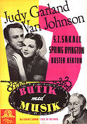 Butik med musik 1950 poster Judy Garland Van Johnson Buster Keaton