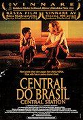 Central do Brasil 1998 poster Fernanda Montenegro Vinicius de Oliveira Walter Salles Filmen från: Brazil