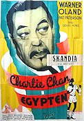 Charlie Chan i Egypten 1935 poster Warner Oland Charlie Chan Eric Rohman art