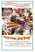 Chitty Chitty Bang Bang 1969 poster Dick Van Dyke Benny Hill Gert Fröbe Ken Hughes Text: Ian Fleming Bilar och racing Musikaler