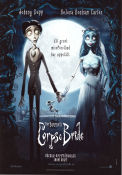 Corpse Bride 2005 poster Johnny Depp Helena Bonham Carter Tim Burton Animerat