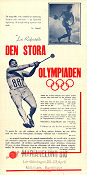 Den stora olympiaden 1938 poster Leni Riefenstahl Olympiader Sport