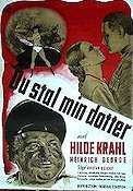 Du stal min dotter 1940 poster Hilde Krahl