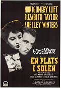 En plats i solen 1952 poster Elizabeth Taylor George Stevens En plats i solen 1952 poster Elizabeth Taylor George Stevens
