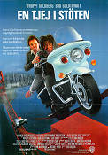 En tjej i stöten 1987 poster Whoopi Goldberg Bob Goldthwait Hugh Wilson Motorcyklar Broar