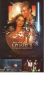 Episod II Klonerna anfaller 2002 poster Ewan McGregor Natalie Portman Hayden Christensen Christopher Lee George Lucas Hitta mer: Star Wars