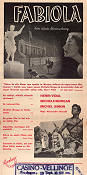 Fabiola 1949 poster Michele Morgan Henri Vidal Alessandro Blasetti