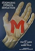Filmen M 1931 poster Peter Lorre Fritz Lang