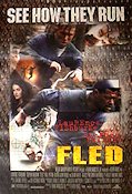 Fled 1996 poster Lawrence Fishburne Stephen Baldwin Will Patton Kevin Hooks