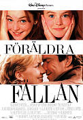 Föräldrafällan 1998 poster Lindsay Lohan Dennis Quaid Natasha Richardson Nancy Meyers Barn