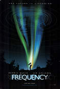 Frequency 2000 poster Dennis Quaid Jim Caviezel Shawn Doyle Gregory Hoblit